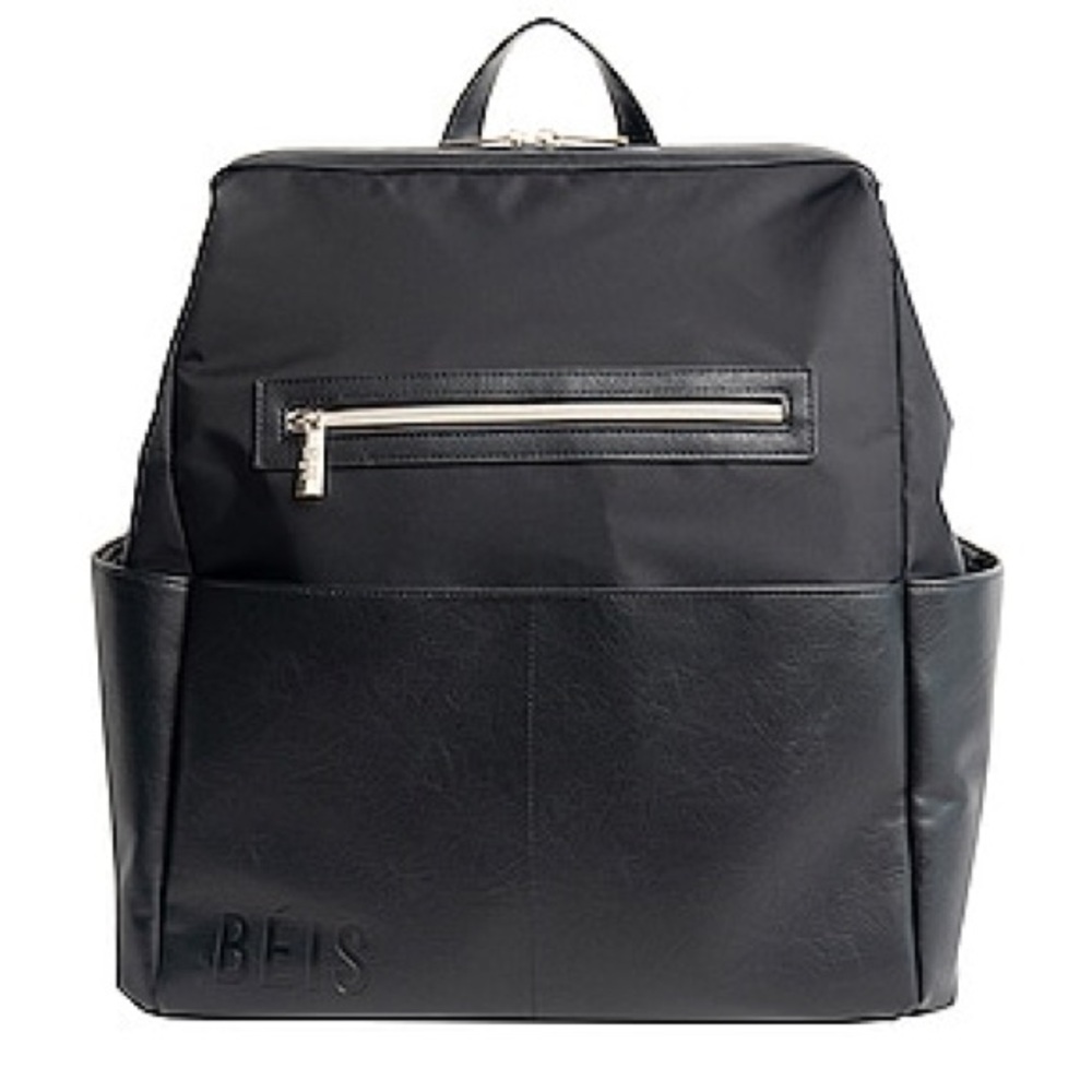 BÉIS Black Diaper Backpack – Stylish & Functional Baby (All purpose) Bag UB3